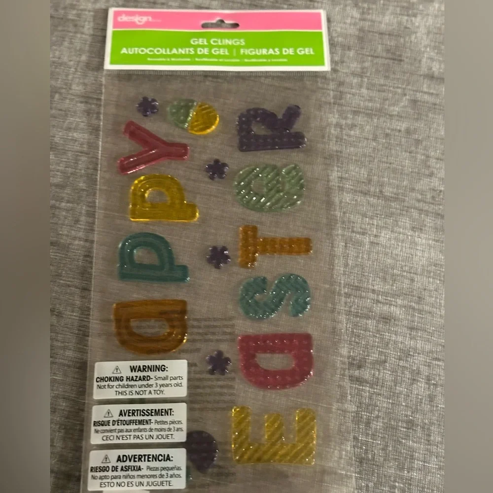 Easter Bundle 8 New Items Egg Hunt Supplies Banners Gel Clings Fun Eggs & more